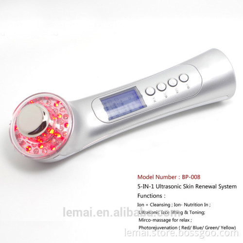 beauty machine ultrasonic photon galvanic facial massager skin care Multi-Functional Laser Beauty Equipment